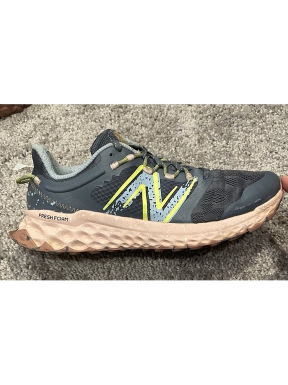 Size 9.5 - New Balance Fresh Foam Garoé Dark Arctic Grey Orb Pink